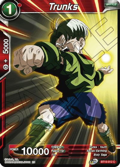 Trunks (BT15-012) [Saiyan Showdown] Parallel Foil