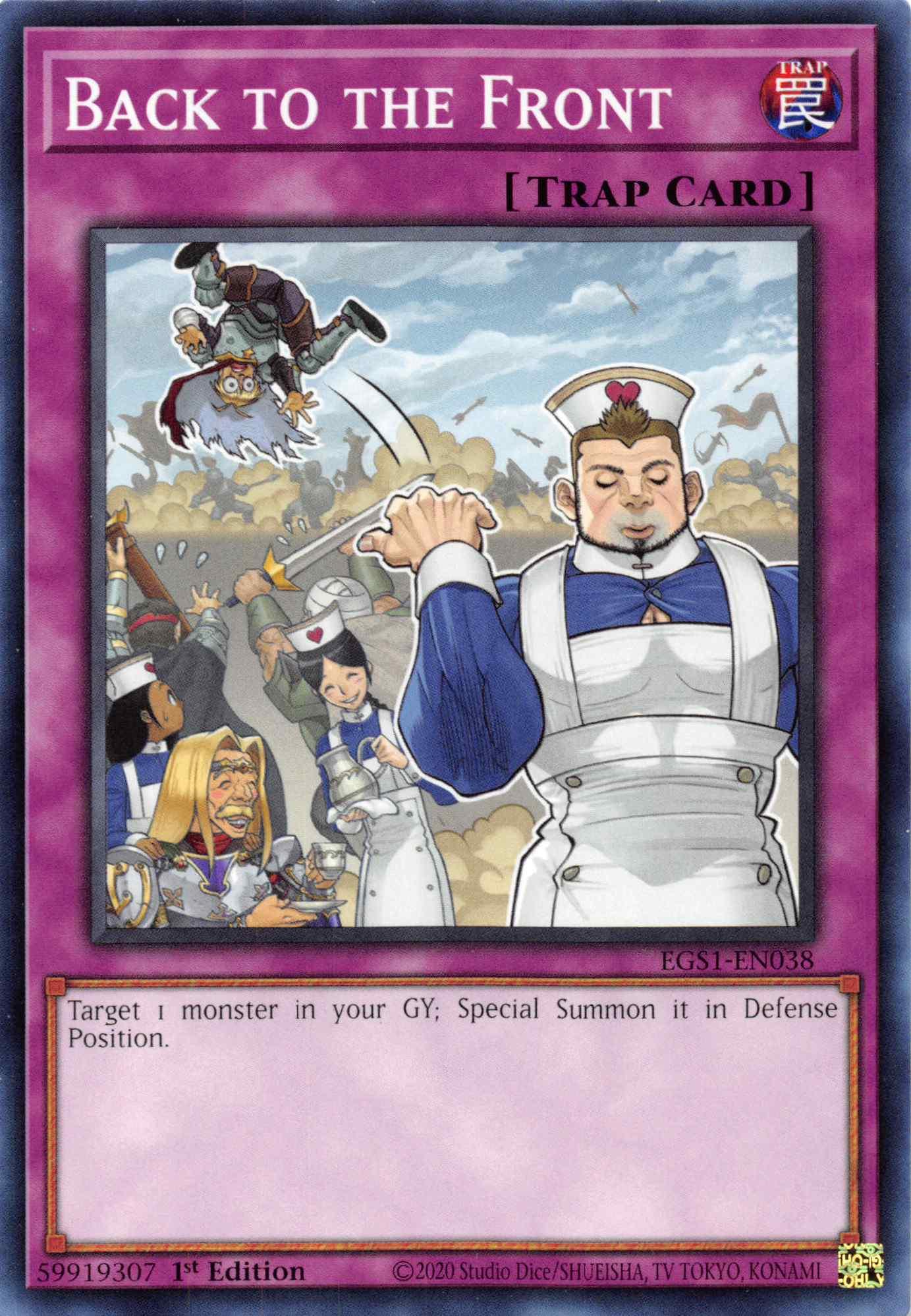Back to the Front [EGS1-EN038] Common - Josh's Cards