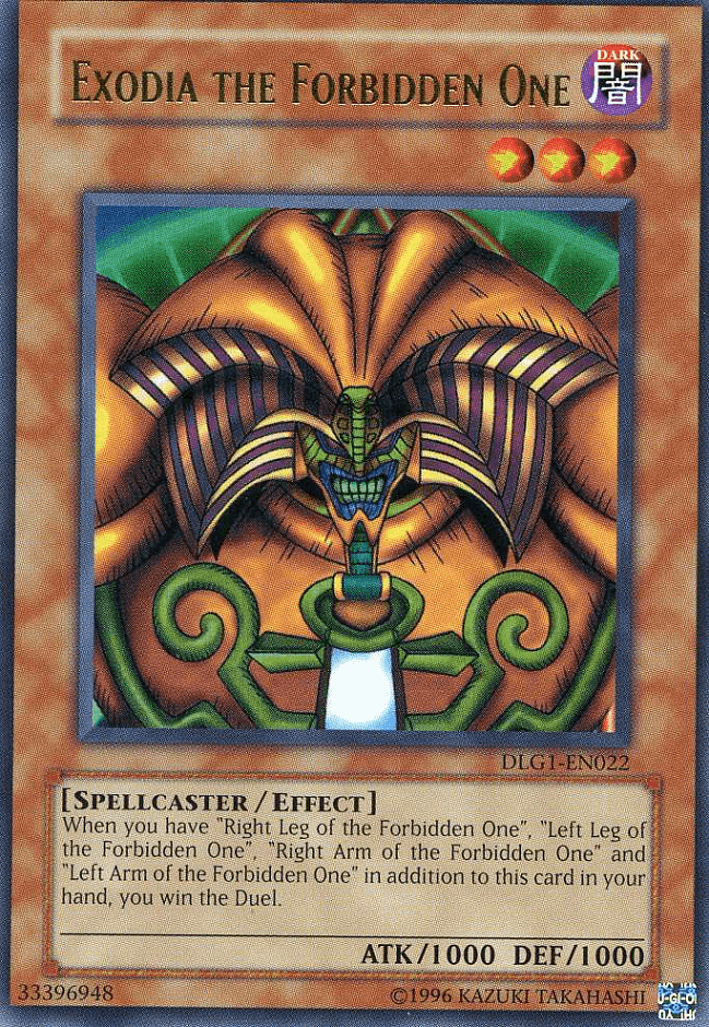 Exodia the Forbidden One [DLG1-EN022] Ultra Rare - Josh's Cards