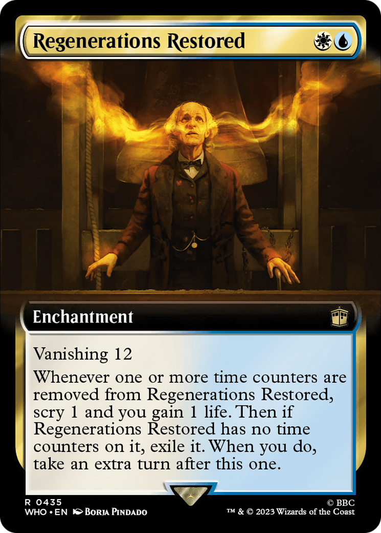 Regenerations Restored (WHO-435) - Doctor Who: (Extended Art)