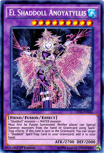 El Shaddoll Anoyatyllis [CROS-EN044] Secret Rare - Josh's Cards