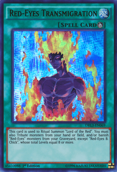Red-Eyes Transmigration [DRL3-EN069] Ultra Rare - Josh's Cards