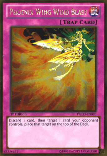 Phoenix Wing Wind Blast [PGLD-EN070] Gold Rare - Josh's Cards