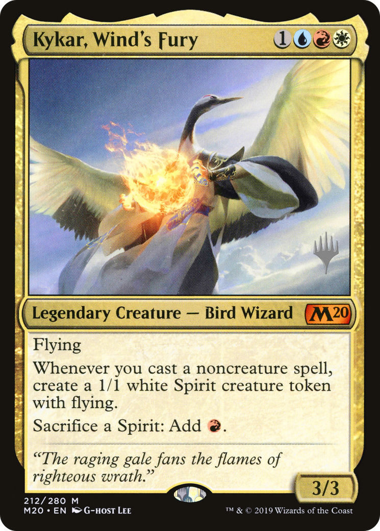 Kykar, Wind's Fury (PPM20-212P) - Core Set 2020 Promos Foil
