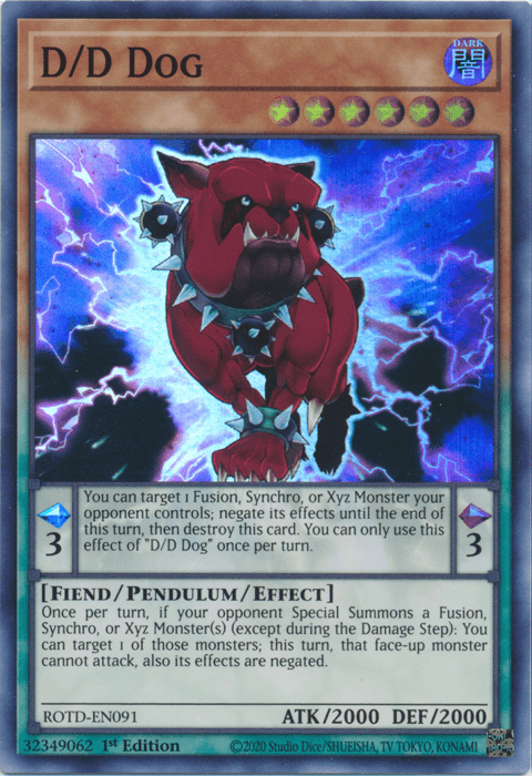 D/D Dog [ROTD-EN091] Super Rare - Josh's Cards