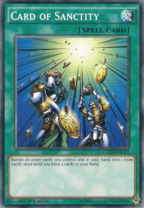 Card of Sanctity [YGLD-ENC27] Common - Josh's Cards