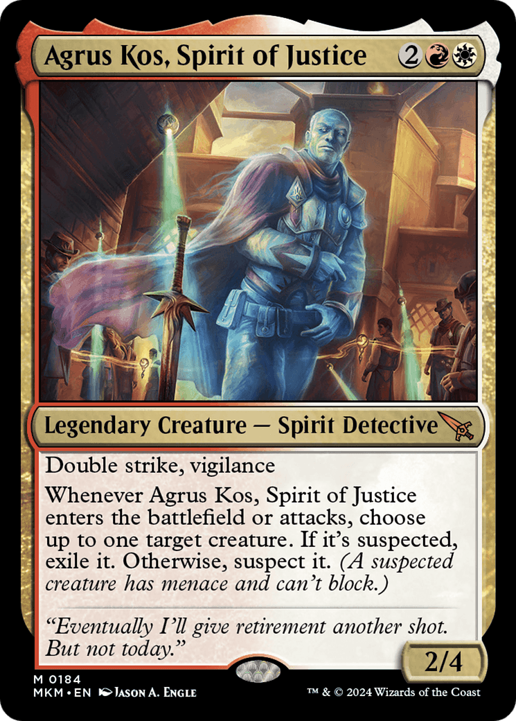 Agrus Kos, Spirit of Justice [Murders at Karlov Manor] - Josh's Cards