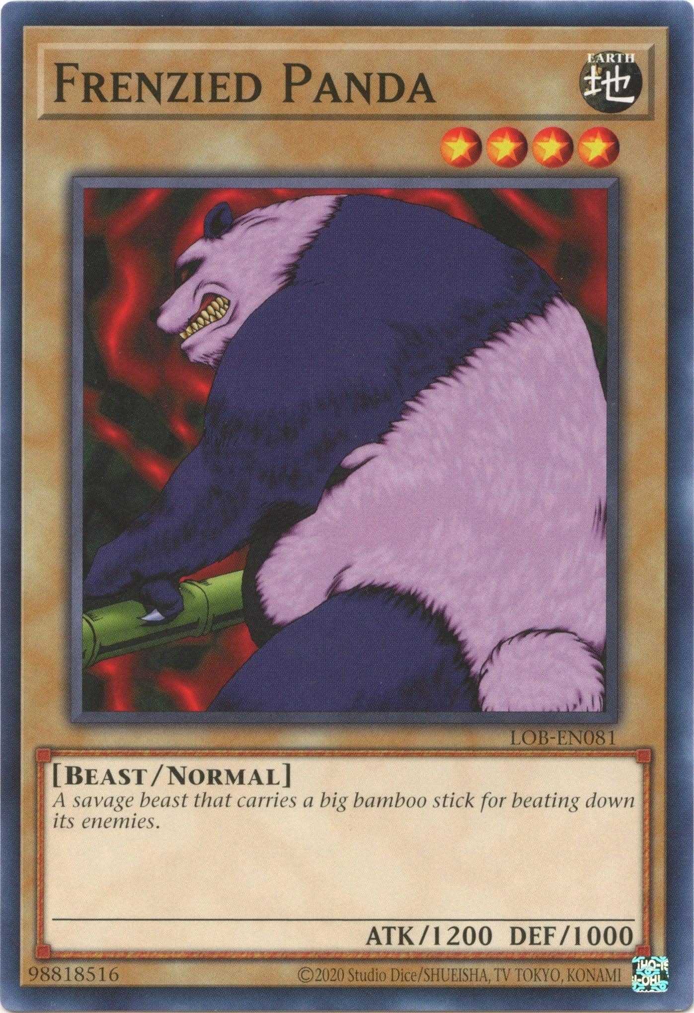 Frenzied Panda (25th Anniversary) [LOB-EN081] Common - Josh's Cards