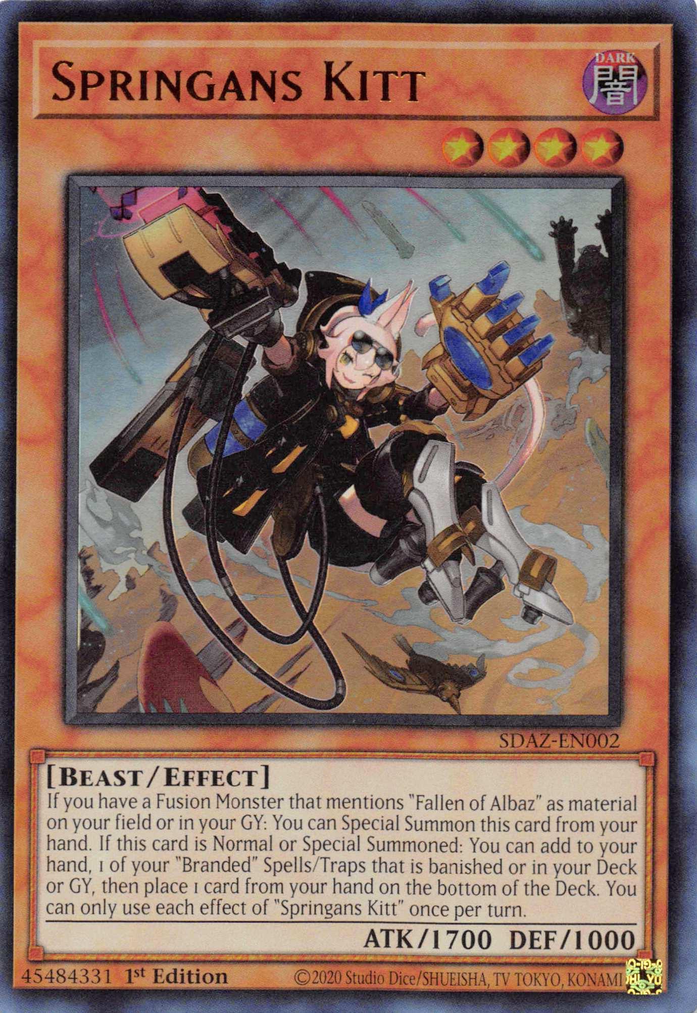 Springans Kitt [SDAZ-EN002] Ultra Rare - Josh's Cards