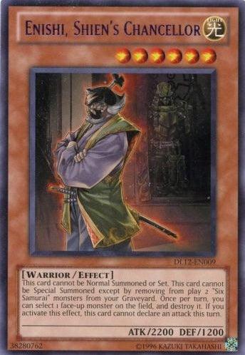 Enishi, Shien's Chancellor (Purple) [DL12-EN009] Rare - Josh's Cards