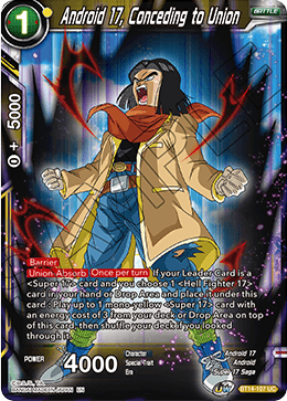 Android 17, Conceding to Union (BT14-107) [Cross Spirits] Parallel Foil