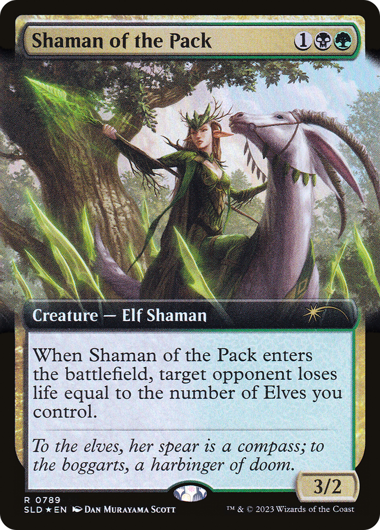 Shaman of the Pack (SLD-789) - Secret Lair Drop: (Extended Art) Foil