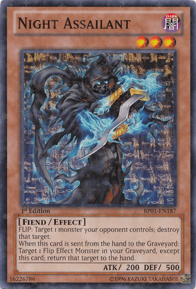 Night Assailant [BP01-EN187] Starfoil Rare - Josh's Cards