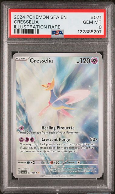 Cresselia Shrouded Fable 071/064 PSA 10