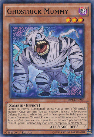 Ghostrick Mummy [MP14-EN206] Common - Josh's Cards