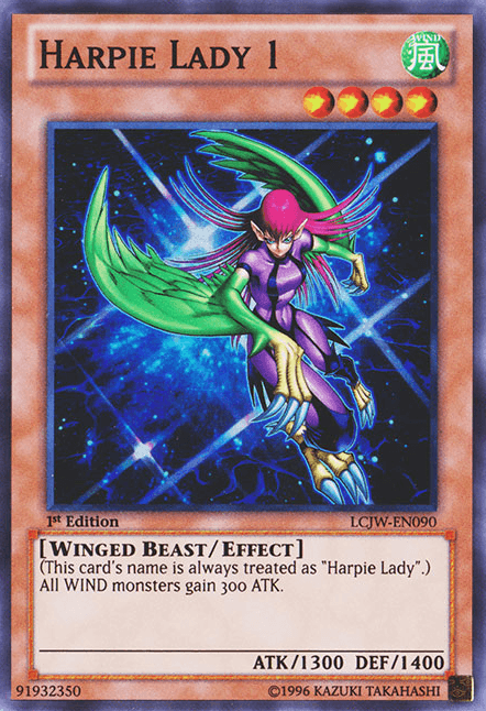 Harpie Lady 1 [LCJW-EN090] Super Rare - Josh's Cards