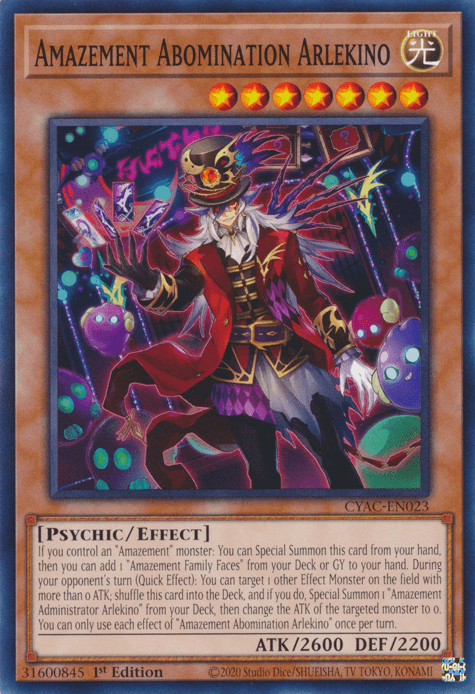 Amazement Abomination Arlekino [CYAC-EN023] Common - Josh's Cards