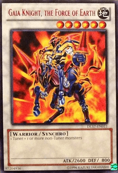 Gaia Knight, the Force of Earth (Red) [DL17-EN011] Rare - Josh's Cards