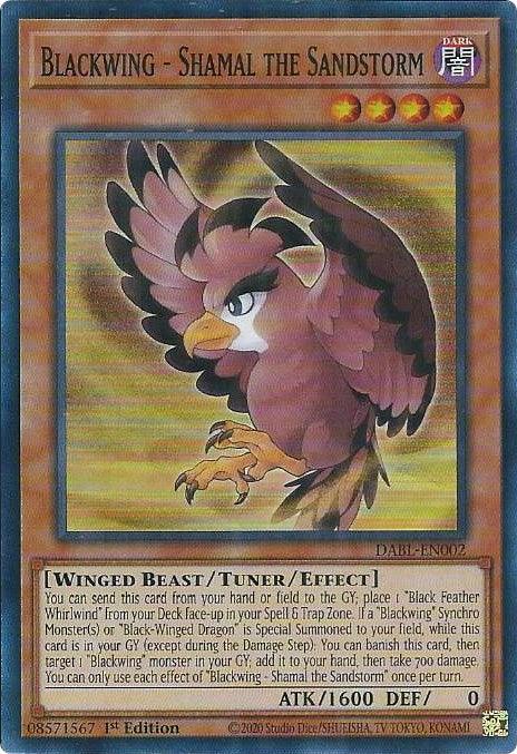 Blackwing - Shamal the Sandstorm [DABL-EN002] Super Rare - Josh's Cards