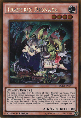 Traptrix Dionaea [PGL2-EN041] Gold Rare - Josh's Cards
