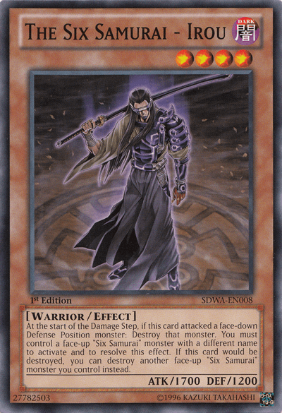 The Six Samurai - Irou [SDWA-EN008] Common - Josh's Cards