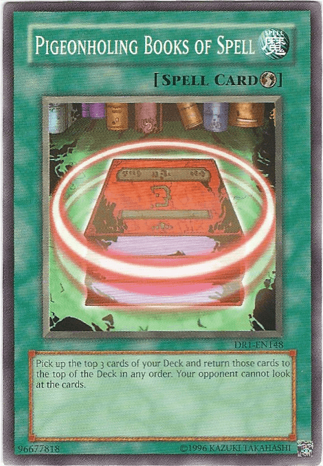 Pigeonholing Books of Spell [DR1-EN148] Common - Josh's Cards