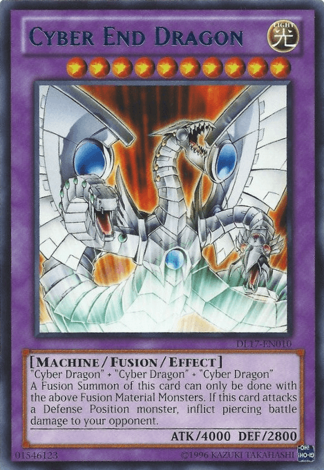 Cyber End Dragon (Blue) [DL17-EN010] Rare - Josh's Cards