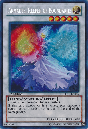 Armades, Keeper of Boundaries [JOTL-EN045] Secret Rare - Josh's Cards