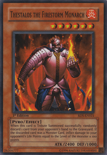 Thestalos the Firestorm Monarch [RDS-EN021] Super Rare - Josh's Cards