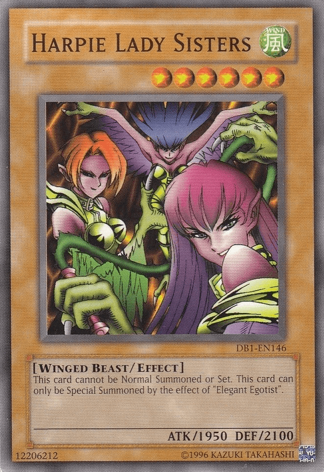Harpie Lady Sisters [DB1-EN146] Common - Josh's Cards