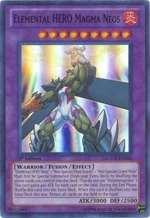Elemental HERO Magma Neos [LCGX-EN064] Super Rare - Josh's Cards