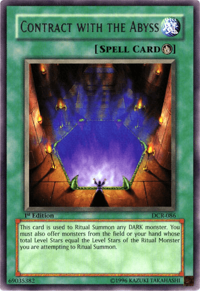 Contract with the Abyss [DCR-086] Rare - Josh's Cards