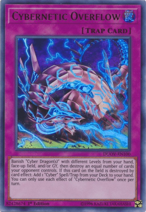 Cybernetic Overflow [DUOV-EN100] Ultra Rare - Josh's Cards