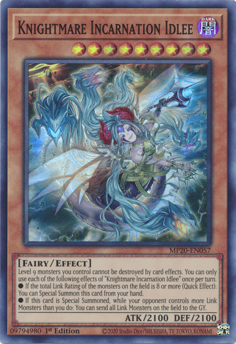 Knightmare Incarnation Idlee [MP20-EN057] Super Rare - Josh's Cards