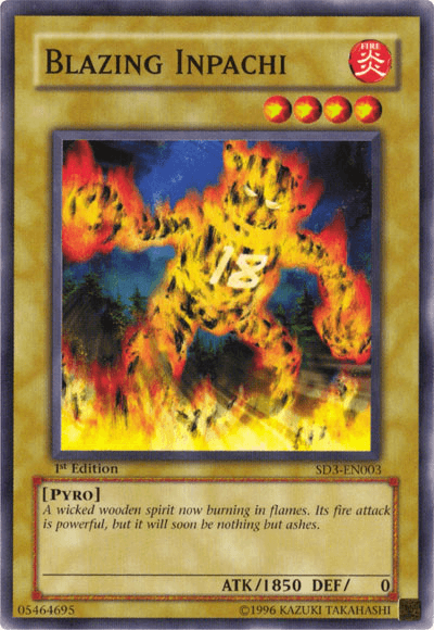 Blazing Inpachi [SD3-EN003] Common - Josh's Cards