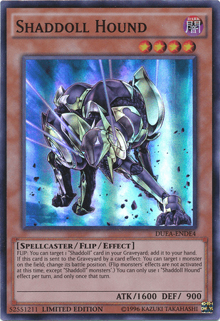 Shaddoll Hound [DUEA-ENDE4] Super Rare - Josh's Cards