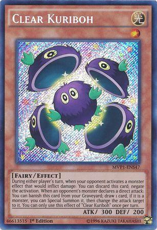 Clear Kuriboh [MVP1-ENS47] Secret Rare - Josh's Cards