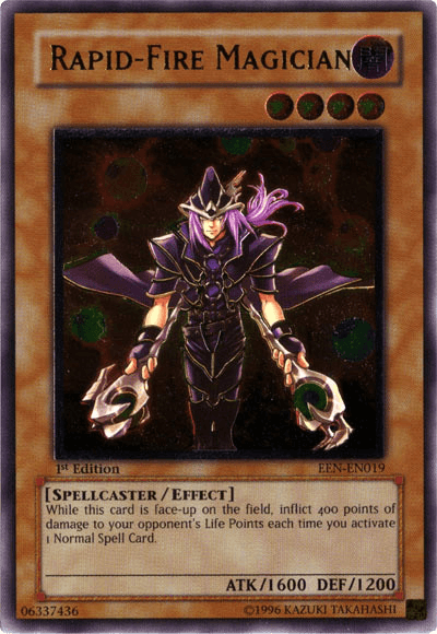 Rapid-Fire Magician [EEN-EN019] Ultimate Rare - Josh's Cards
