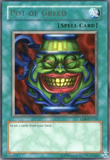 Pot of Greed [LOB-EN119] Rare - Josh's Cards