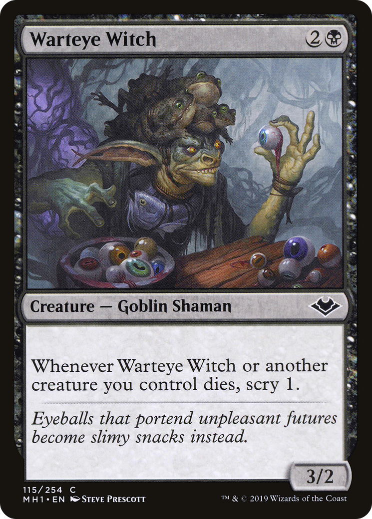 Warteye Witch (MH1-115) - Modern Horizons Foil