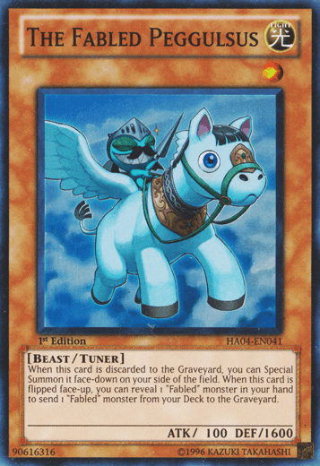 The Fabled Peggulsus [HA04-EN041] Super Rare - Josh's Cards
