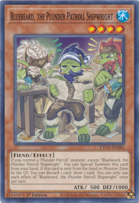 Bluebeard, the Plunder Patroll Shipwright [ETCO-EN085] Common - Josh's Cards