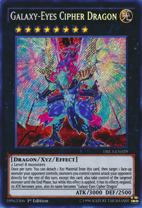Galaxy-Eyes Cipher Dragon [DRL3-EN029] Secret Rare - Josh's Cards