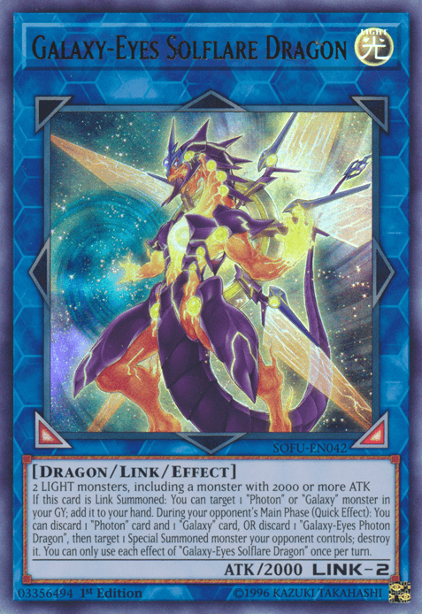 Galaxy-Eyes Solflare Dragon [SOFU-EN042] Ultra Rare - Josh's Cards