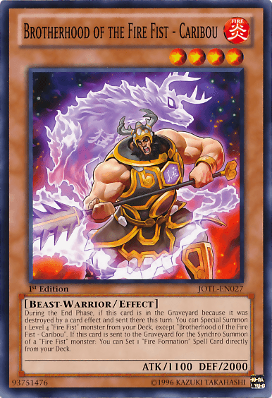 Brotherhood of the Fire Fist - Caribou [JOTL-EN027] Common - Josh's Cards