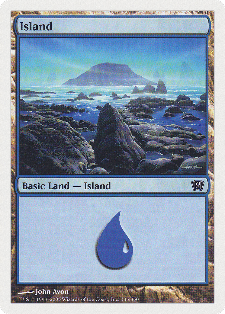 Island (335) [Ninth Edition] Foil