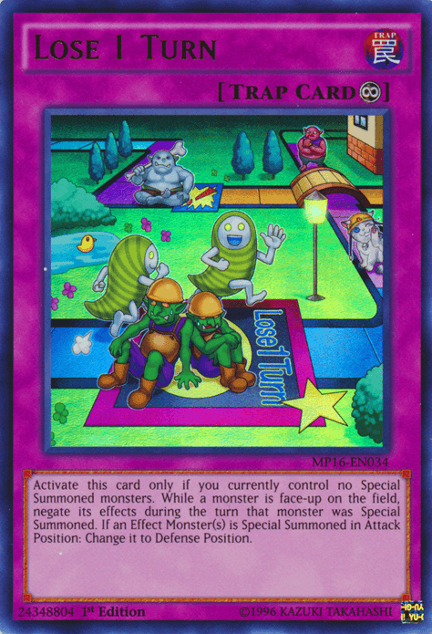 Lose 1 Turn [MP16-EN034] Ultra Rare - Josh's Cards