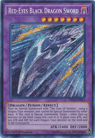 Red-Eyes Black Dragon Sword [DRL2-EN012] Secret Rare - Josh's Cards