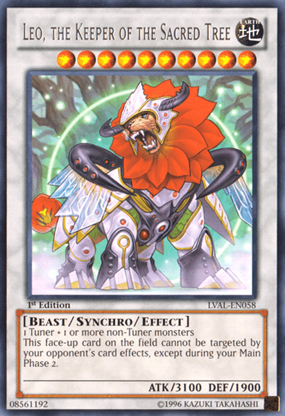 Leo, the Keeper of the Sacred Tree [LVAL-EN058] Rare - Josh's Cards