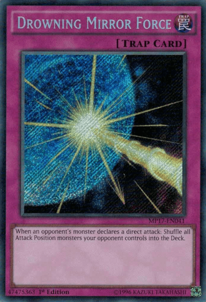 Drowning Mirror Force [MP17-EN041] Secret Rare - Josh's Cards